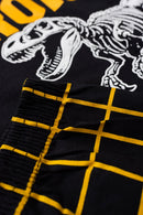 Pijama Infantil Verão Masculino Roar - Preto