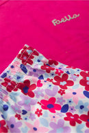 Conjunto Infantil Verão Feminino Pantalona Faella Florido - Pink