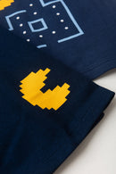 Conjunto Infantil Verão Masculino Play PacMan - Marinho