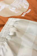 Pijama Infantil Verão Masculino Dino Esqueleto - Caramelo