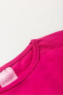 Conjunto Infantil Verão Feminino Pantalona Faella Florido - Pink