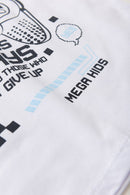 Pijama Infantil Manga Longa Masculino Game - Branco