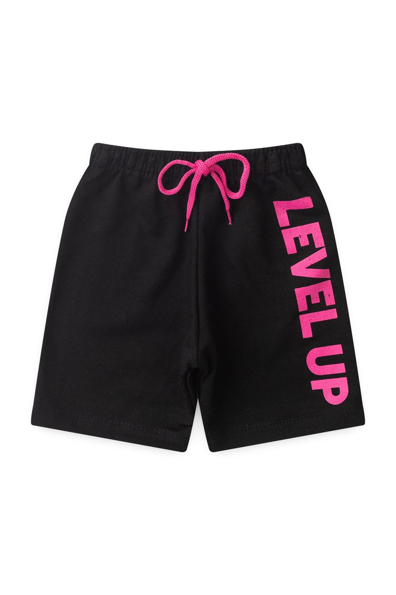 Conjunto Infantil Verão Masculino Level UP - Branco