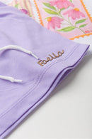 Conjunto Infantil Verão Feminino Fruits and Flowers - Branco