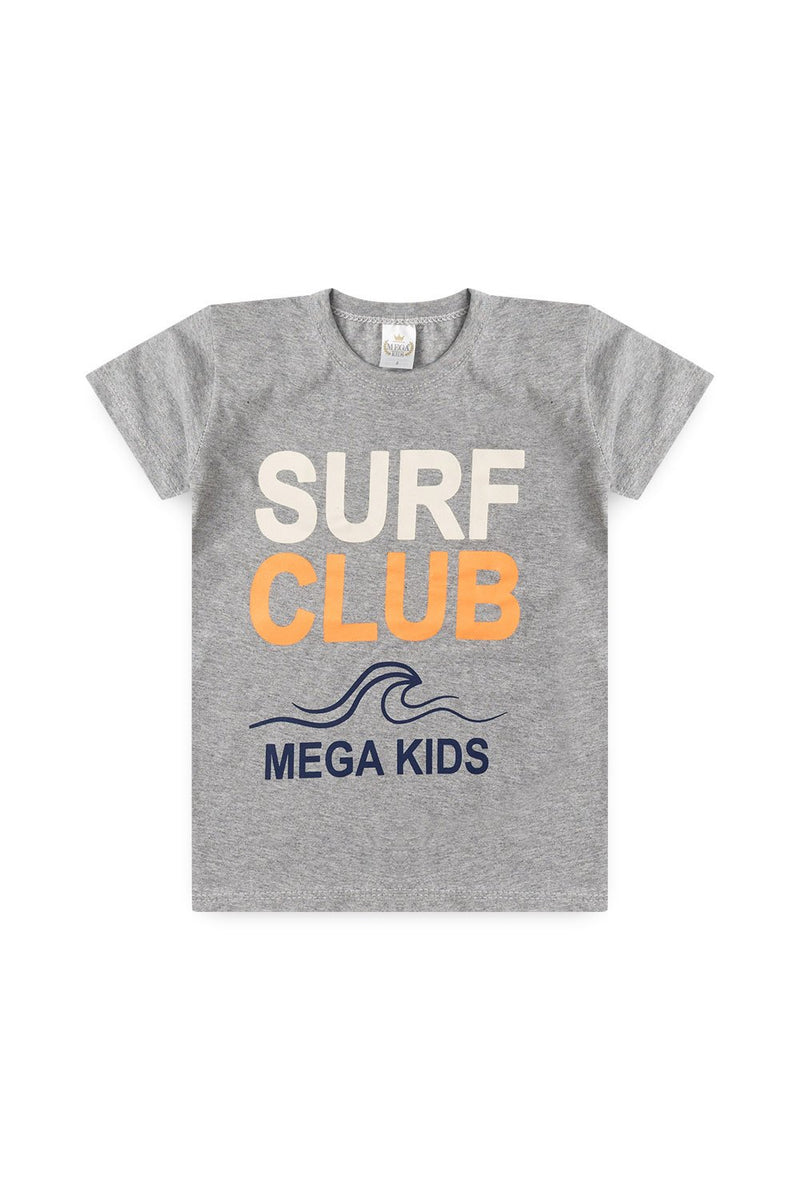 Conjunto Infantil Verão Masculino Surf Club - Mescla