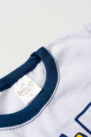 Pijama Infantil Verão Masculino Shark - Branco