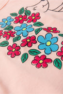 Conjunto Infantil Verão Feminino Summer Day Happy - Salmão