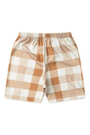 Pijama Infantil Verão Masculino Tigre de Óculos - Branco