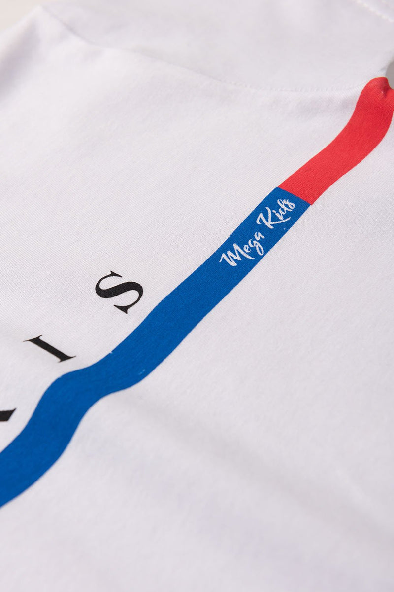 Conjunto Infantil Verão Masculino Paris - Branco