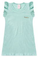Vestido Infantil Verão Feminino Faella - Verde