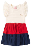 Vestido Infantil Verão Feminino Três Marias - Off White