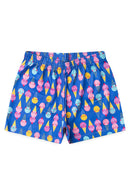 Conjunto Infantil Pijama Verão Feminino Sorvete - Amarelo