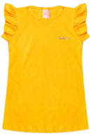 Vestido Infantil Verão Feminino Faella - Amarelo