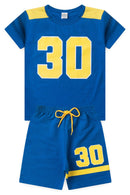 Conjunto Infantil Verão Masculino Mega 30 - Royal