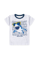 Pijama Infantil Verão Masculino Shark - Branco