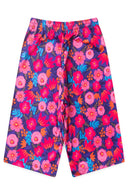Conjunto Infantil Verão Feminino Pantalona Faella Florido - Lilás
