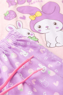 Conjunto Infantil Verão Feminino Sweet Bunny - Rosa