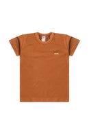 Conjunto Infantil Verão Masculino Plaquinha - Caramelo