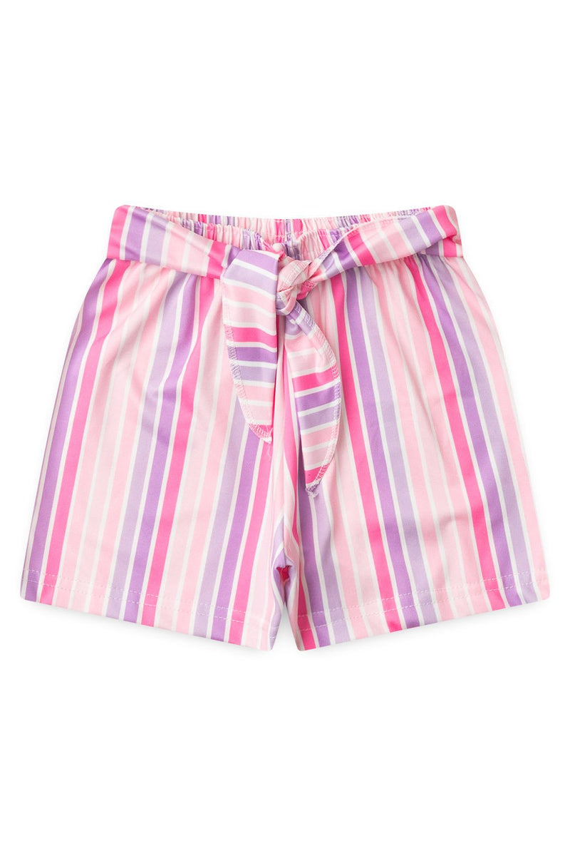 Conjunto Infantil Verão Feminino Plaquinha - Lilas