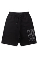 Conjunto Infantil Verão Masculino Mega - Preto