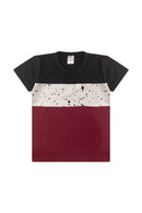 Conjunto Infantil Verão Masculino Splash - Preto