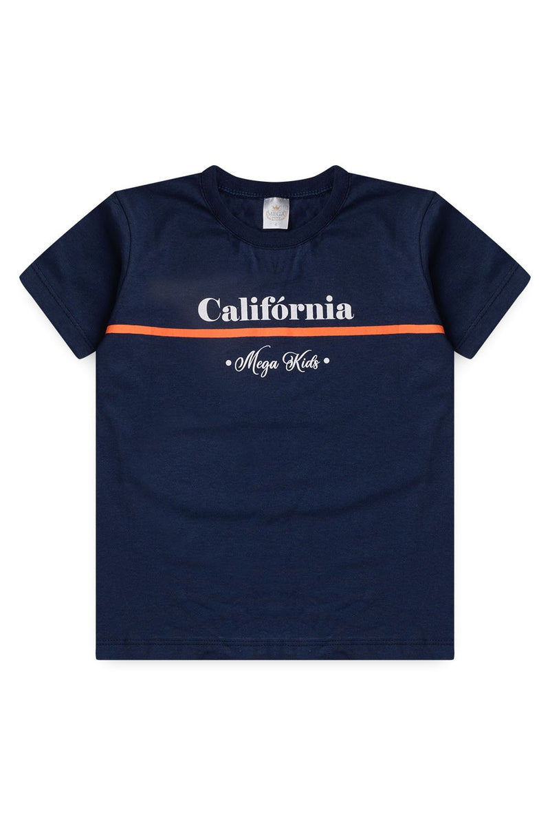 Conjunto Infantil Verão Masculino California - Marinho