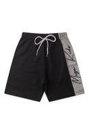 Conjunto Infantil Verão Masculino Recortes Kids - Preto
