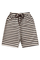 Conjunto Infantil Verão Masculino Plaquinha Coroa - Branca