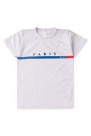 Conjunto Infantil Verão Masculino Paris - Branco