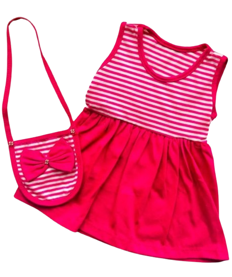 Conjunto Vestido e Bolsinha