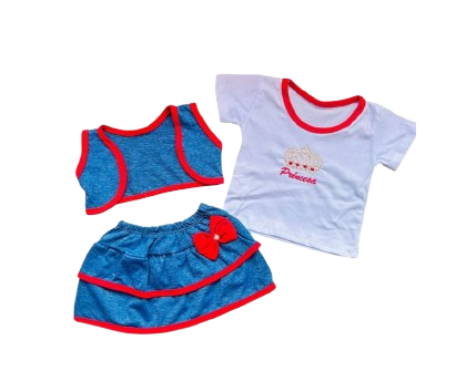 Camiseta, Saia e Bolero