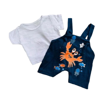 Conjuntinhos Jardineira Baby