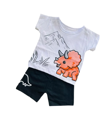 Camiseta e Short Dinossauro Junior