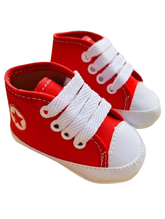 Tênis Baby vermelho Unissex