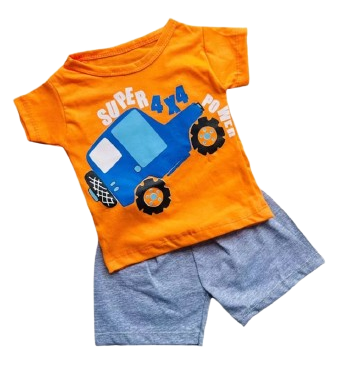 Camiseta e Short Super 4x4 Power