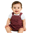 Kit Bebê 2 Peças Vestido + camiseta