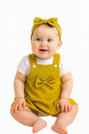 Kit Bebê 2 Peças Vestido + camiseta