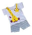 Conjunto Camiseta Girafa Safári