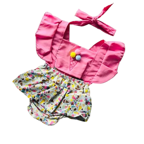 Linha Baby Conjunto Romper