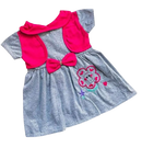 Vestido Bolero Fixo Flor