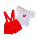 Conjuntinhos Jardineira Baby