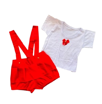 Conjuntinhos Jardineira Baby