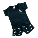 Roupa De Bebê Conjunto Camiseta Canguru preto