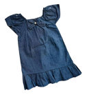 Vestido Jeans Com Laço