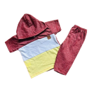 Roupa de Bebê Camiseta Com Capuz e Short