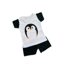 Camiseta e Short Baby Pinguim