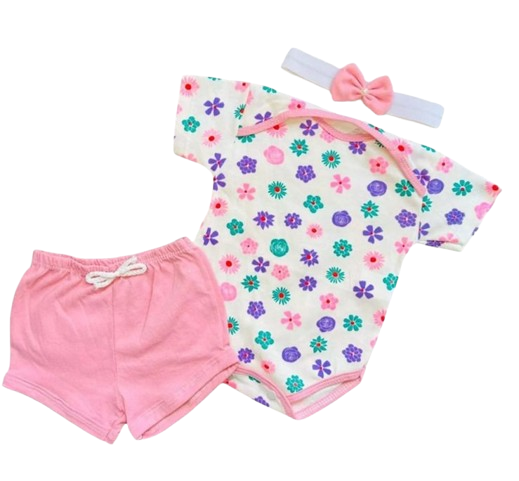 Body, Short e Faixa De Cabelo