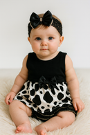 Kit Bebê 3 Peças Vestido + Calcinha + tiara