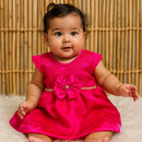 Kit Bebê 3 Peças Vestido + Calcinha + tiara