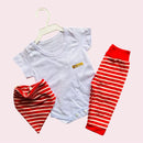 Kit Promocional 3 Conjuntos - Body Curto E Bandana